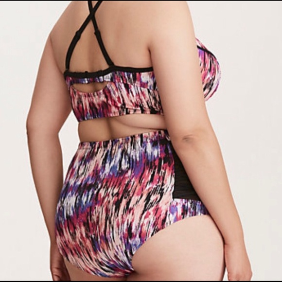 SOLD Torrid Mirage Print Bikini Tankini Swim - Picture 9 of 10